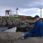 DSCF1965 photographer at Cape Neddick Lighthouse (York, Maine)