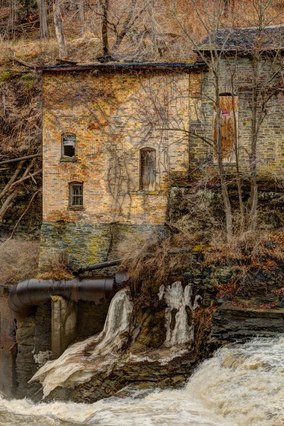 old mill on six mile creek, Ithaca NY