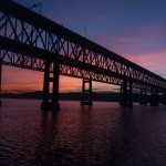 Newburgh-Beacon Bridge at sunset