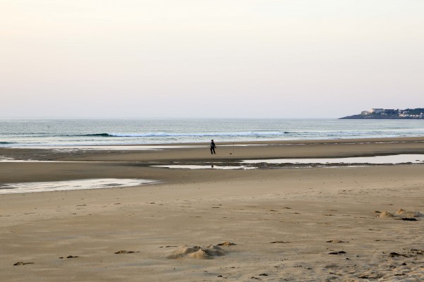 Tai Chi on beach